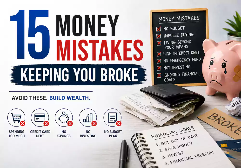 15 Money Mistakes Keeping You Broke