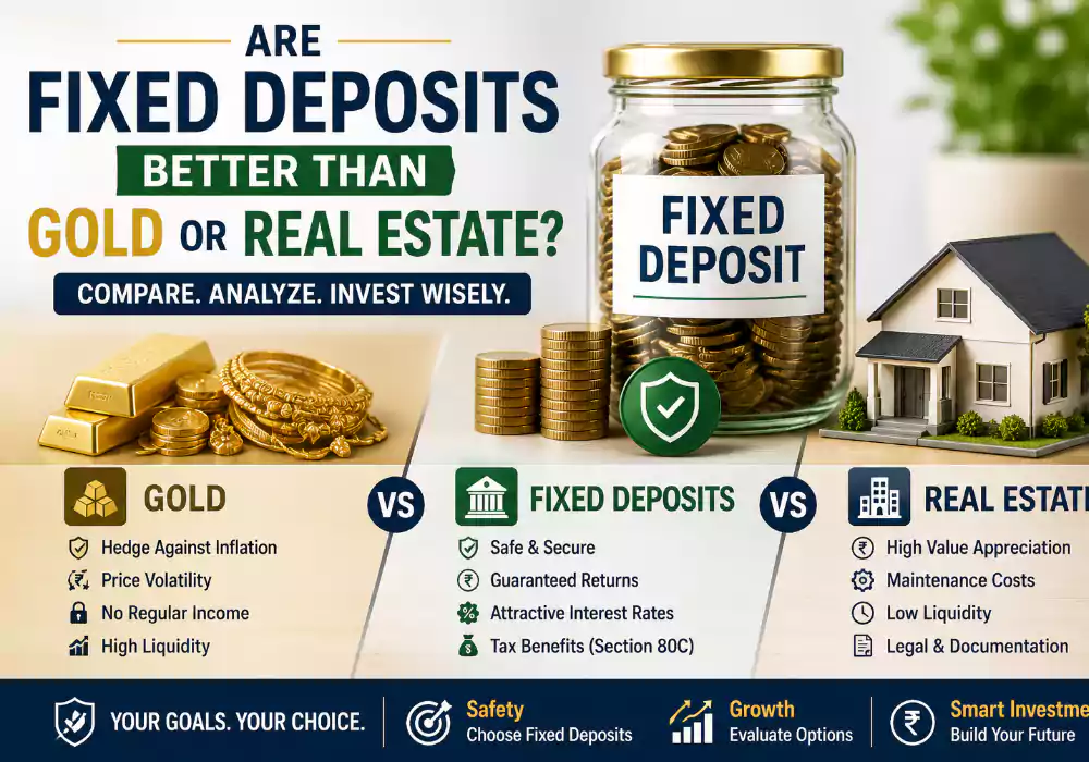 Are Fixed Deposits Better Than Gold or Real Estate?