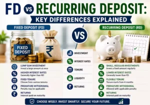 FD vs Recurring Deposit: Key Differences Explained