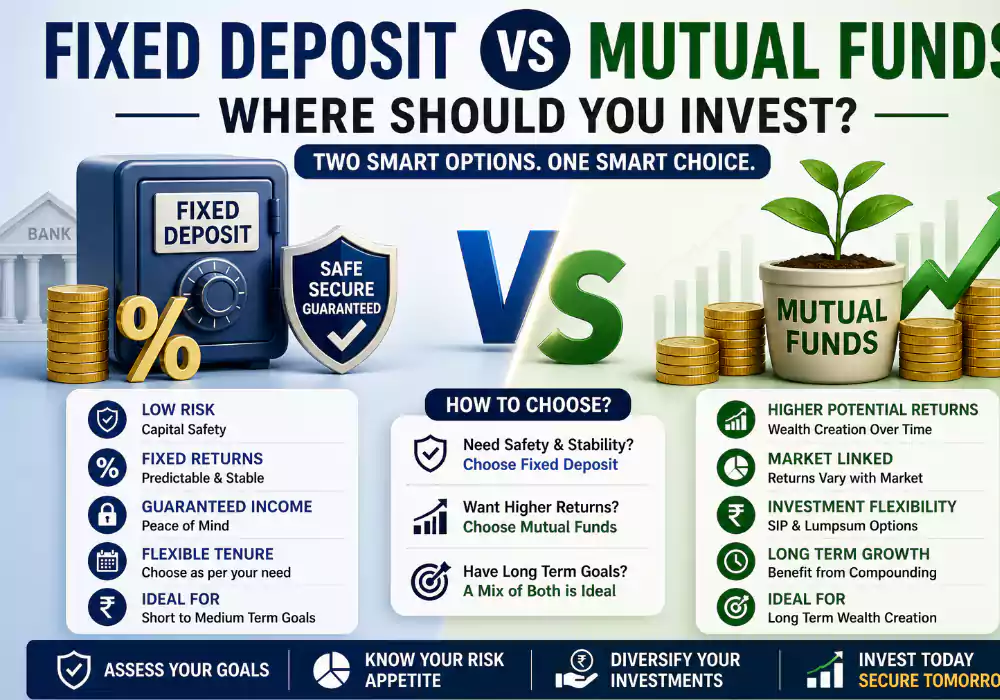 Fixed Deposit vs Mutual Funds: Where Should You Invest?