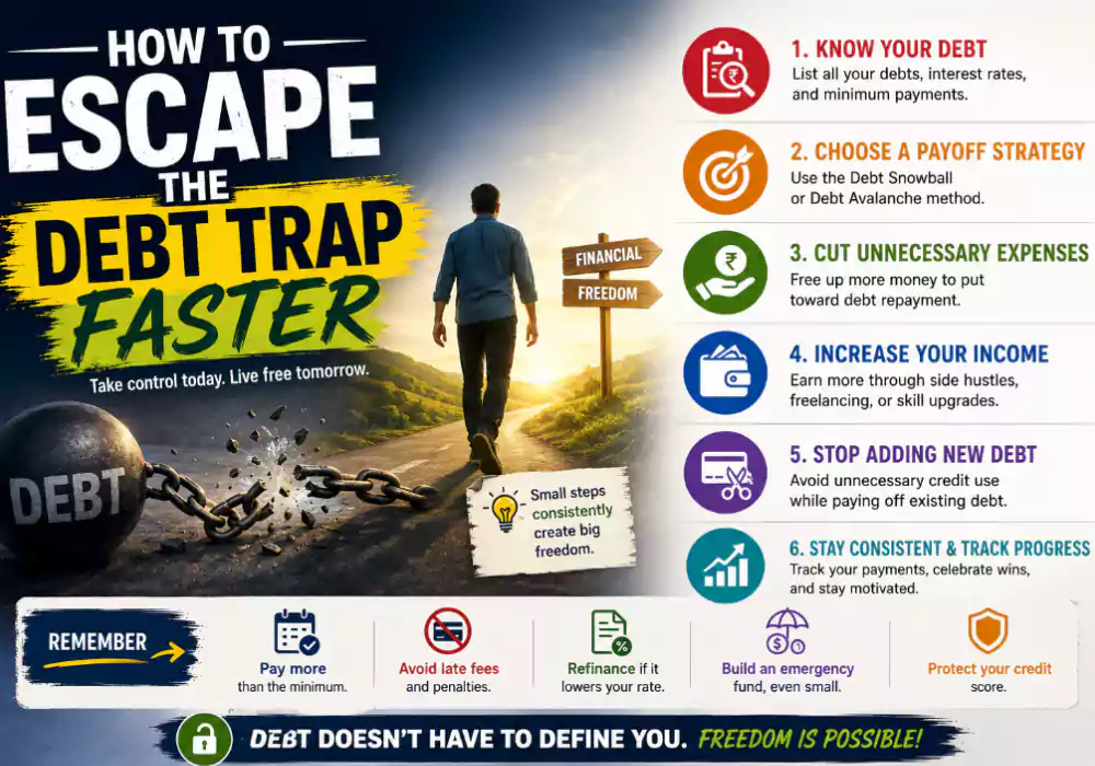 How to Escape the Debt Trap Faster