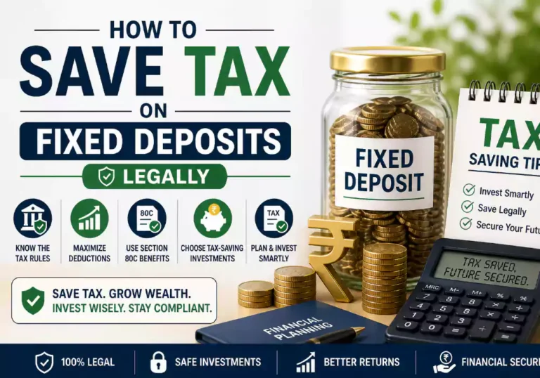 How to Save Tax on Fixed Deposits Legally