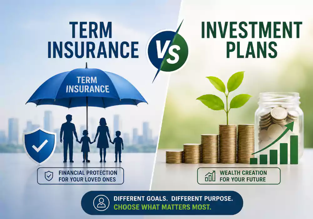Term Insurance vs Investment Plans